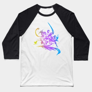 Final Fantasy X-2 Artwork Baseball T-Shirt